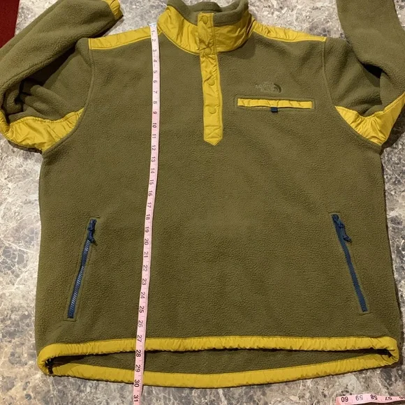 The North Face Royal Arch Fleece Quilted 1/4 Snap Pullover Jacket Men’s XL - Picture 12 of 12